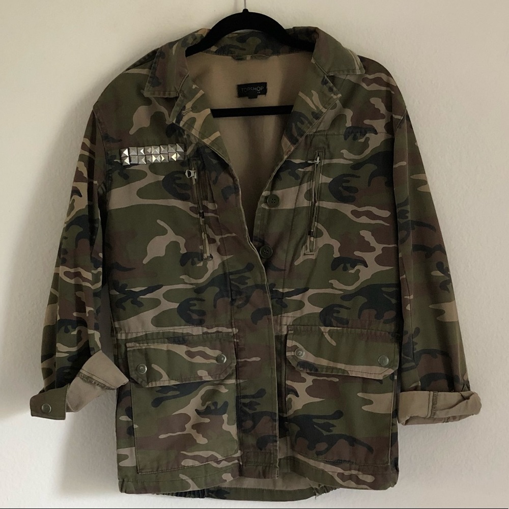 Topshop Camo Jacket
